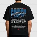 Digital file - Blue Bugatti chiron tshirt design