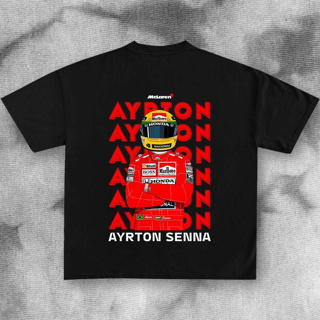 Ayrton Senna #1 - t-shirt design