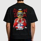 Digital design of Ayrton Senna - t-shirt design