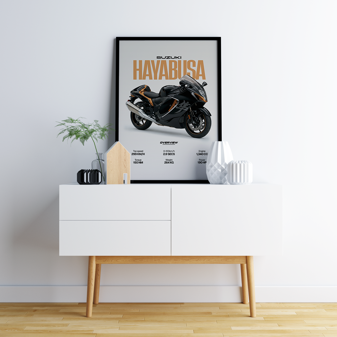 Digital poster - Suzuki Hayabusa for print