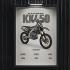 Digital poster - Kawasaki KX450 for print