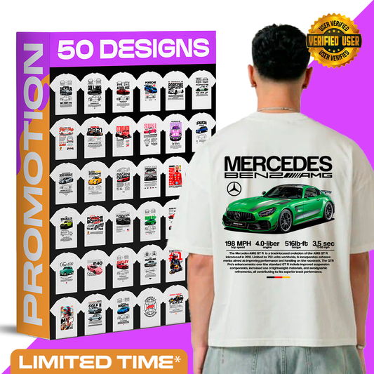 50 Templates to print - Bundle Car designs