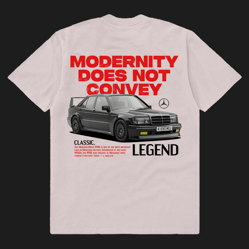 Mercedes Benz 190E template t-shirt design