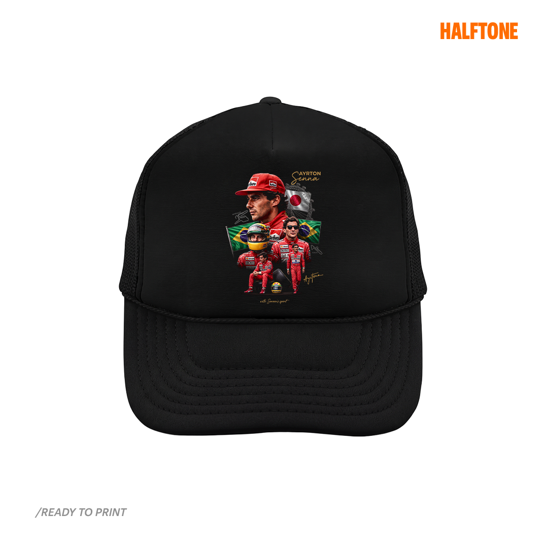 Digital file - Ayrton brazilian driver tshirt design