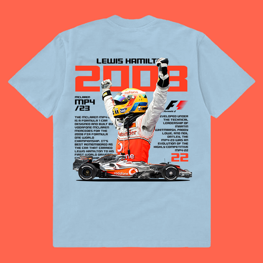 Lewis H. Mclaren MP4-23 t-shirt design