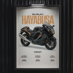 Digital poster - Suzuki Hayabusa for print
