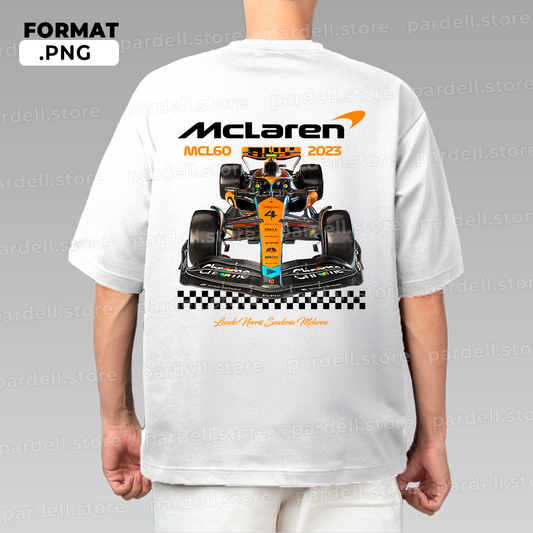 Mclaren MCL60 2023 Lando Norris / T-shirt design