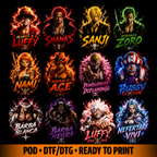 Premium Pack designs DTF halftone tshirt designs One P.
