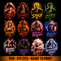 Premium Pack designs DTF halftone tshirt designs One P.