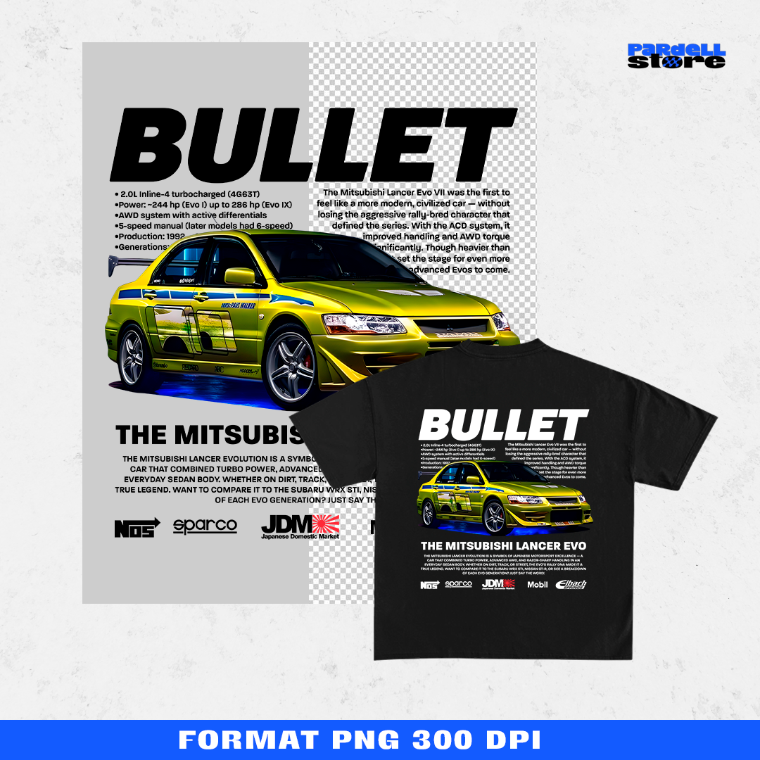 Underground racing culture T-shirt design – printable file