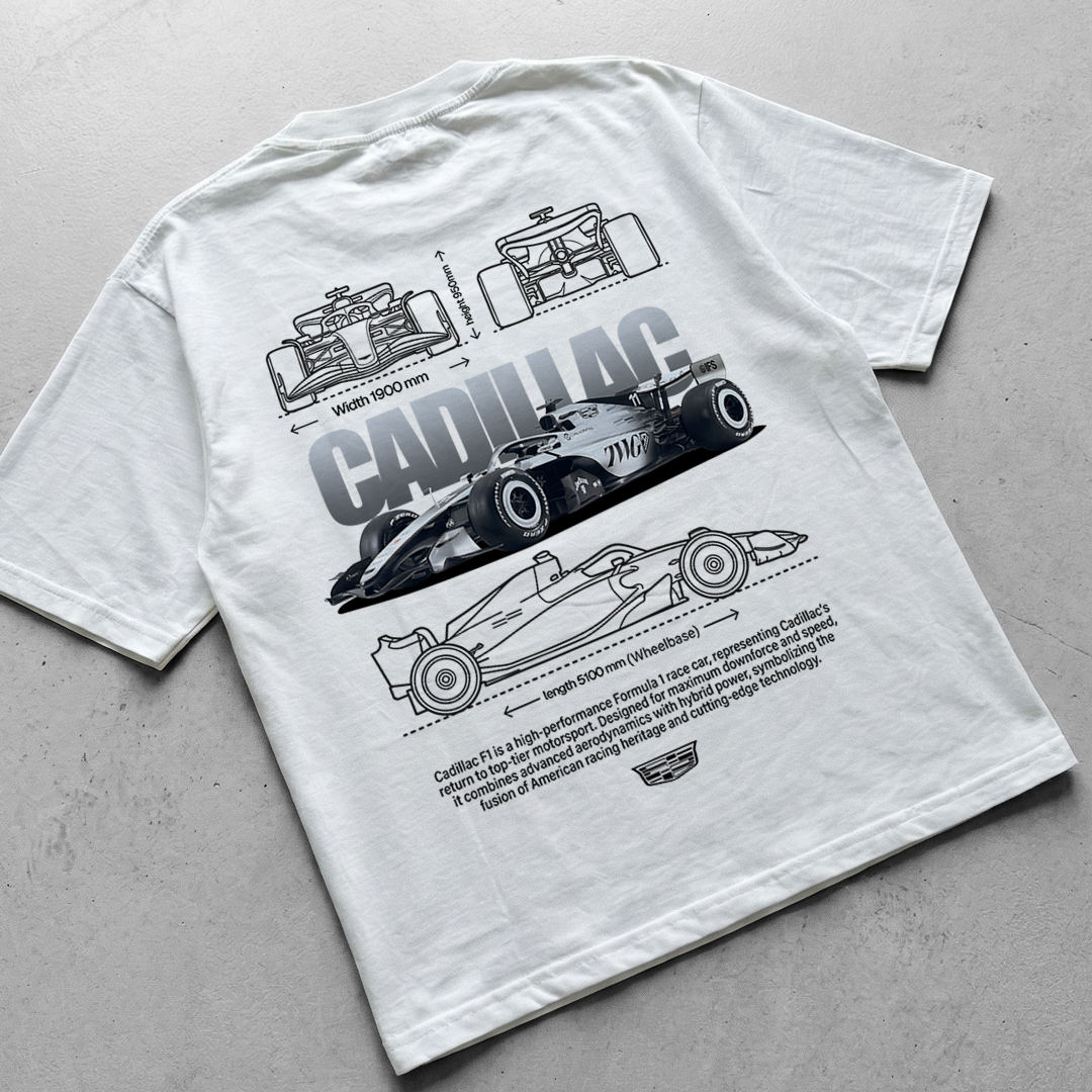 Digital file - Cadillac F1 Scuderia t-shirt design