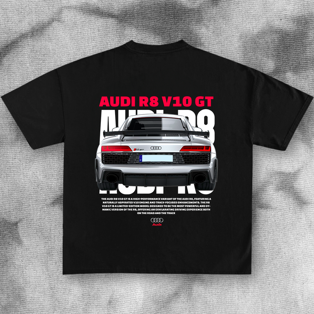 Audi R8 V10 GT - t-shirt design