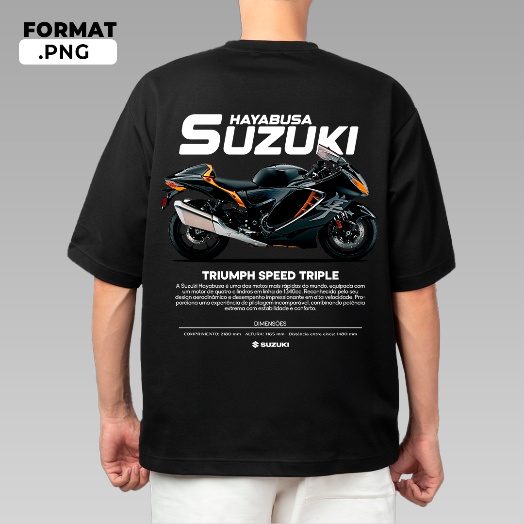 SUZUKI HAYABUSA - T-shirt design