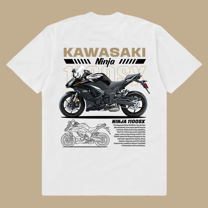 Template design Kawas... - Ninja 1100SX 2026 - t-shirt design