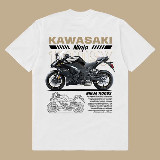 Template design Kawas... - Ninja 1100SX 2026 - t-shirt design