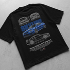 Digital File - Car t-shirt design Nissan Skyline GTR R34 #026