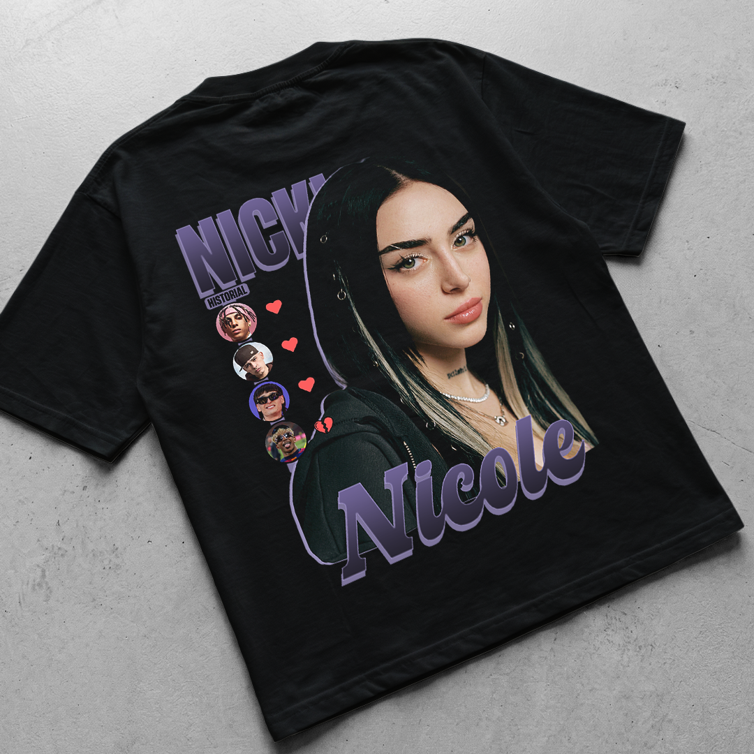 Diseño para camiseta Nicki Nicole
