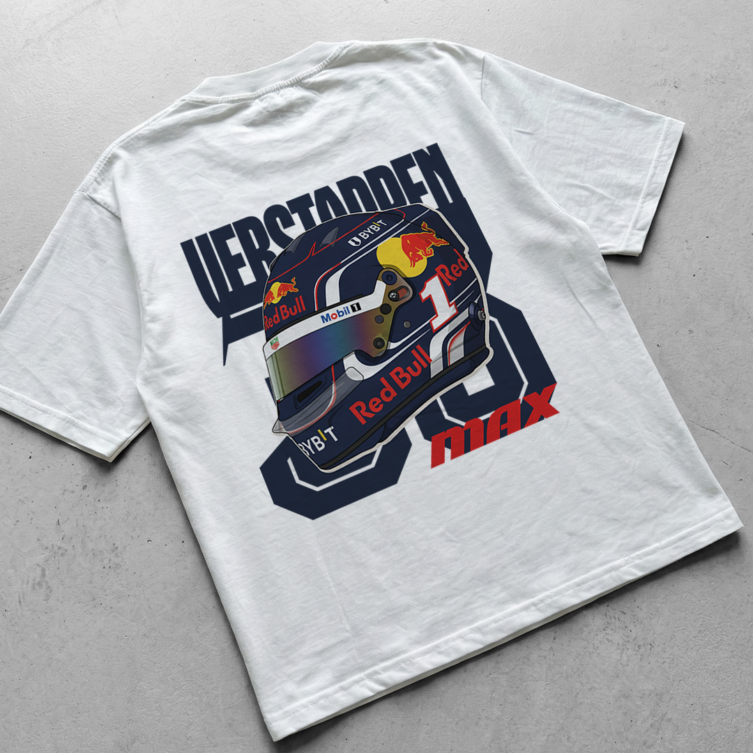 F1 t-shirt design Max verstappen