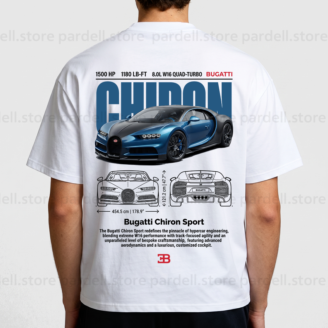 Digital file - Blue Bugatti chiron tshirt design