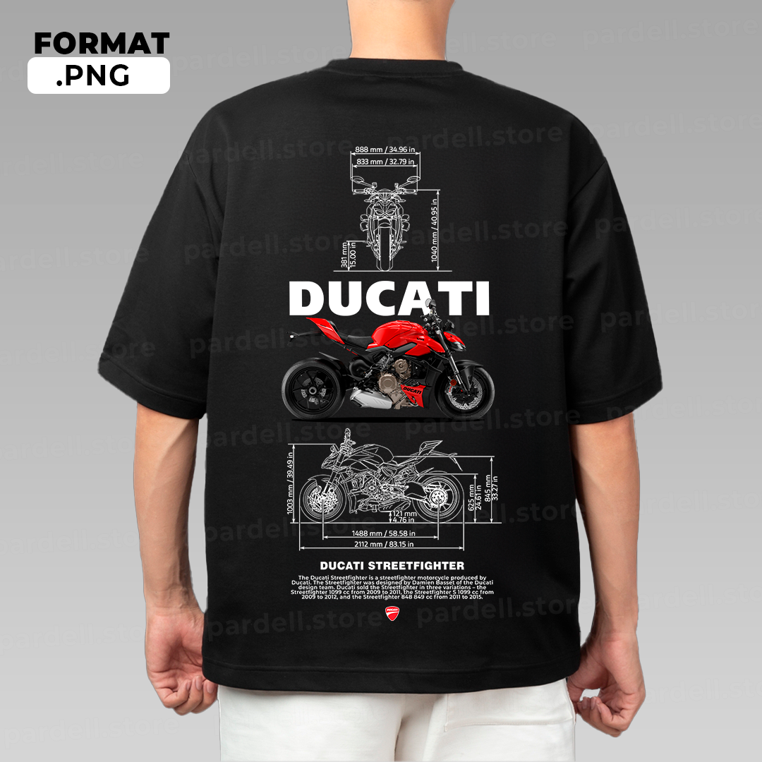 Ducati Streetfighter - t-shirt design