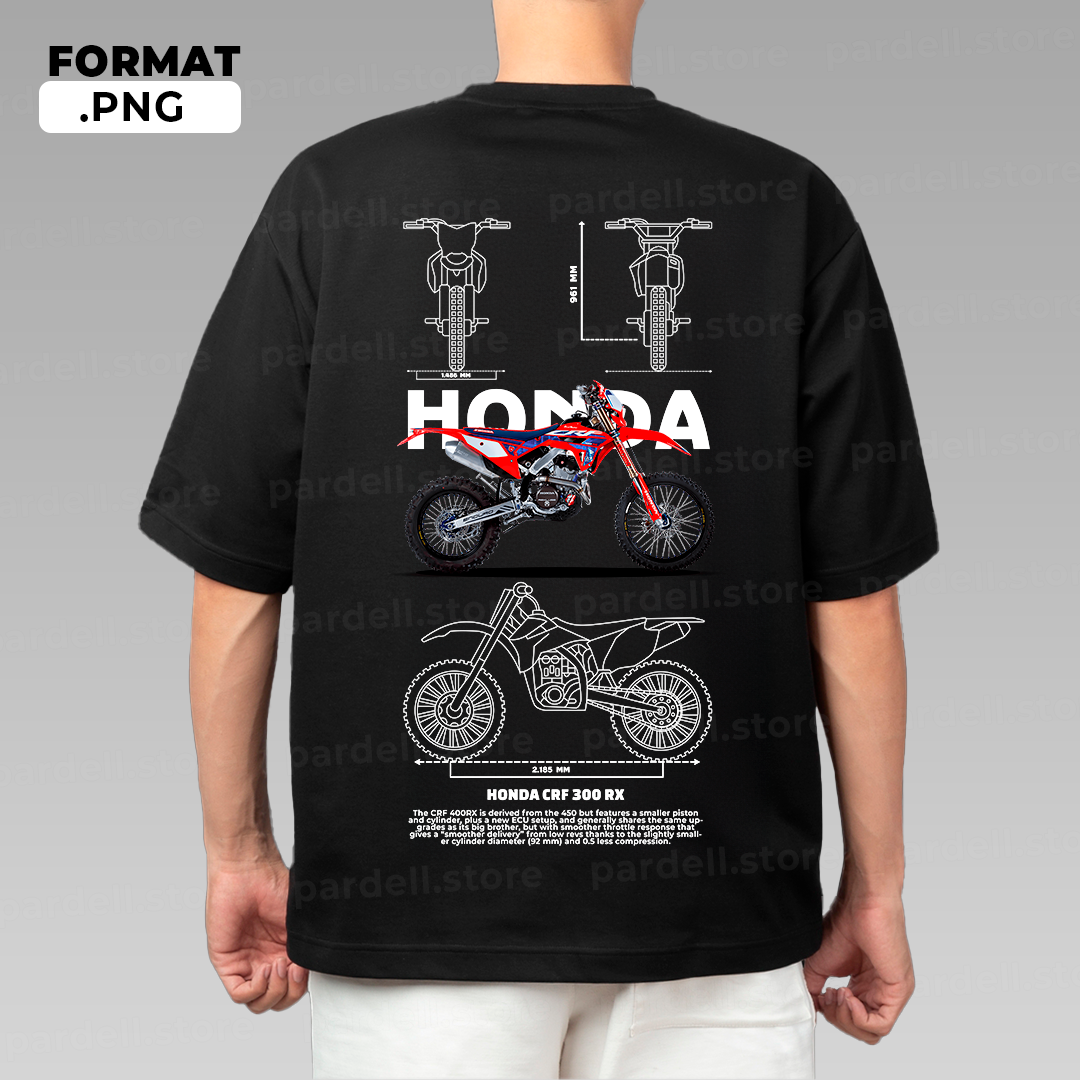 HONDA CRF 300 RX - t-shirt design