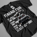 Template 1997 Ferrari F355 t-shirt design