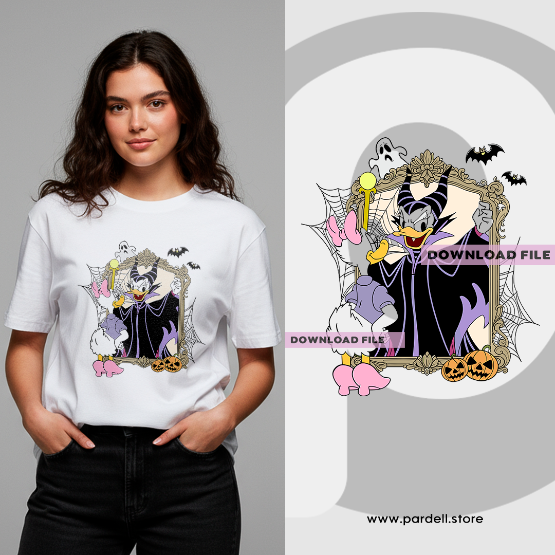 👻Maleficent illustration halloween - t-shirt design