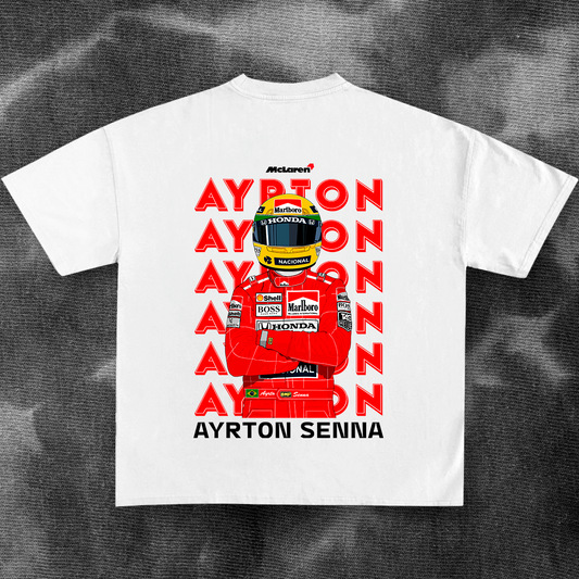 Ayrton Senna #1 - t-shirt design