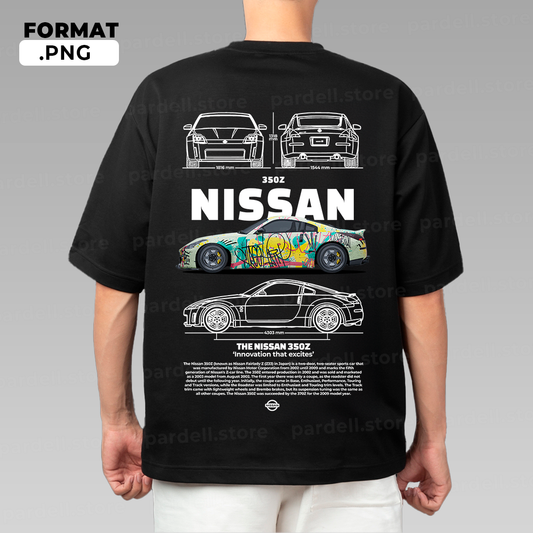 Nissan 350Z - T-shirt design