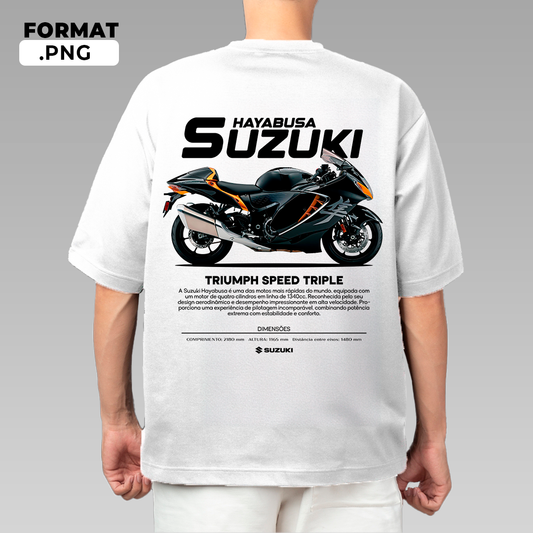 SUZUKI HAYABUSA - T-shirt design