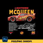 Lightning Mcqueen digital file t-shirt design