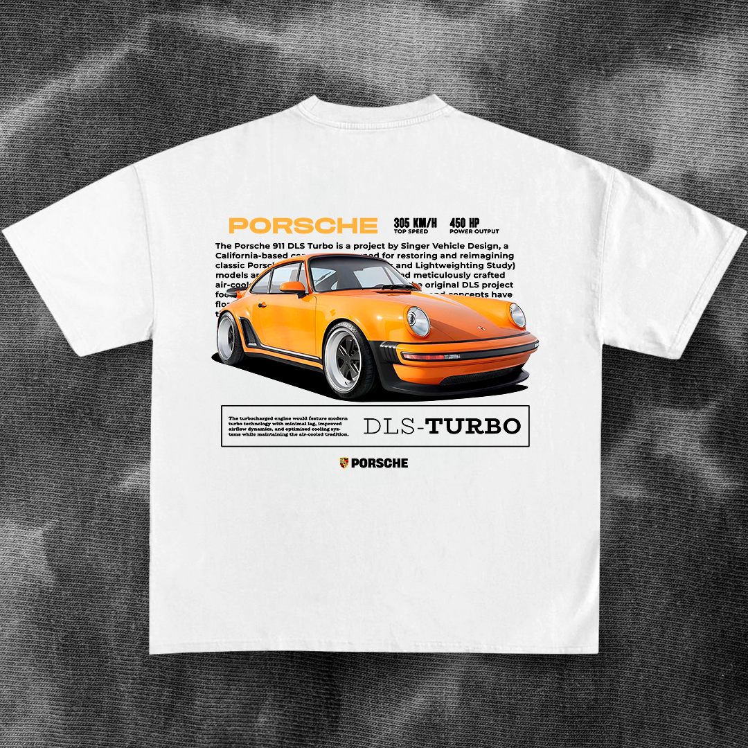 Design Porsche 911 DLS-TURBO - t-shirt design