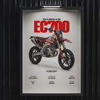 Digital poster - GasGas EC700 SuperMotard for print
