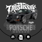 Car design for t-shirt, graphic, vector for print