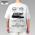 Car culture T-shirt artwork – digital product