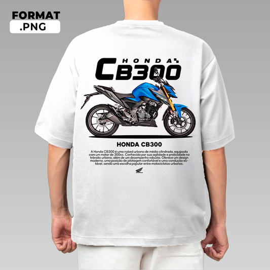 HONDA CB300 - T-shirt design