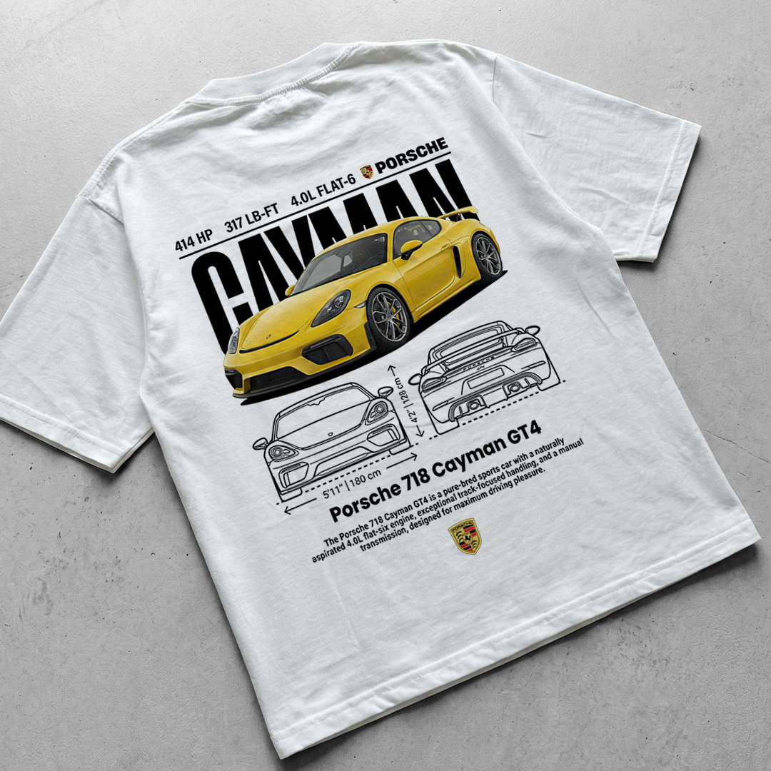 Digital file - Car t-shirt design Porsche 719 Cayman GT4