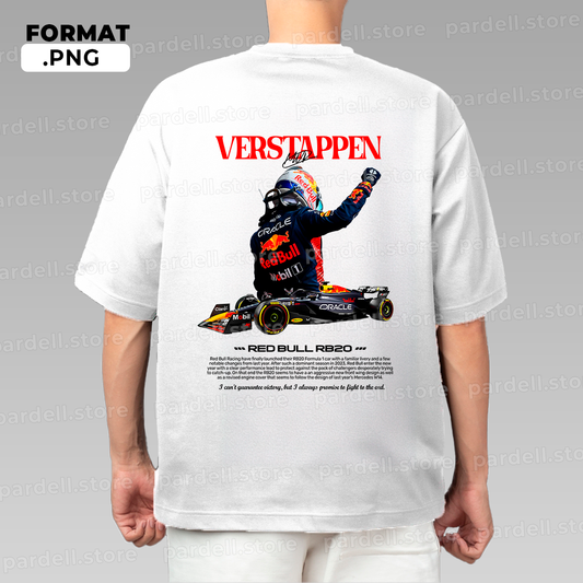 Max Verstappen RB20 / T-shirt design