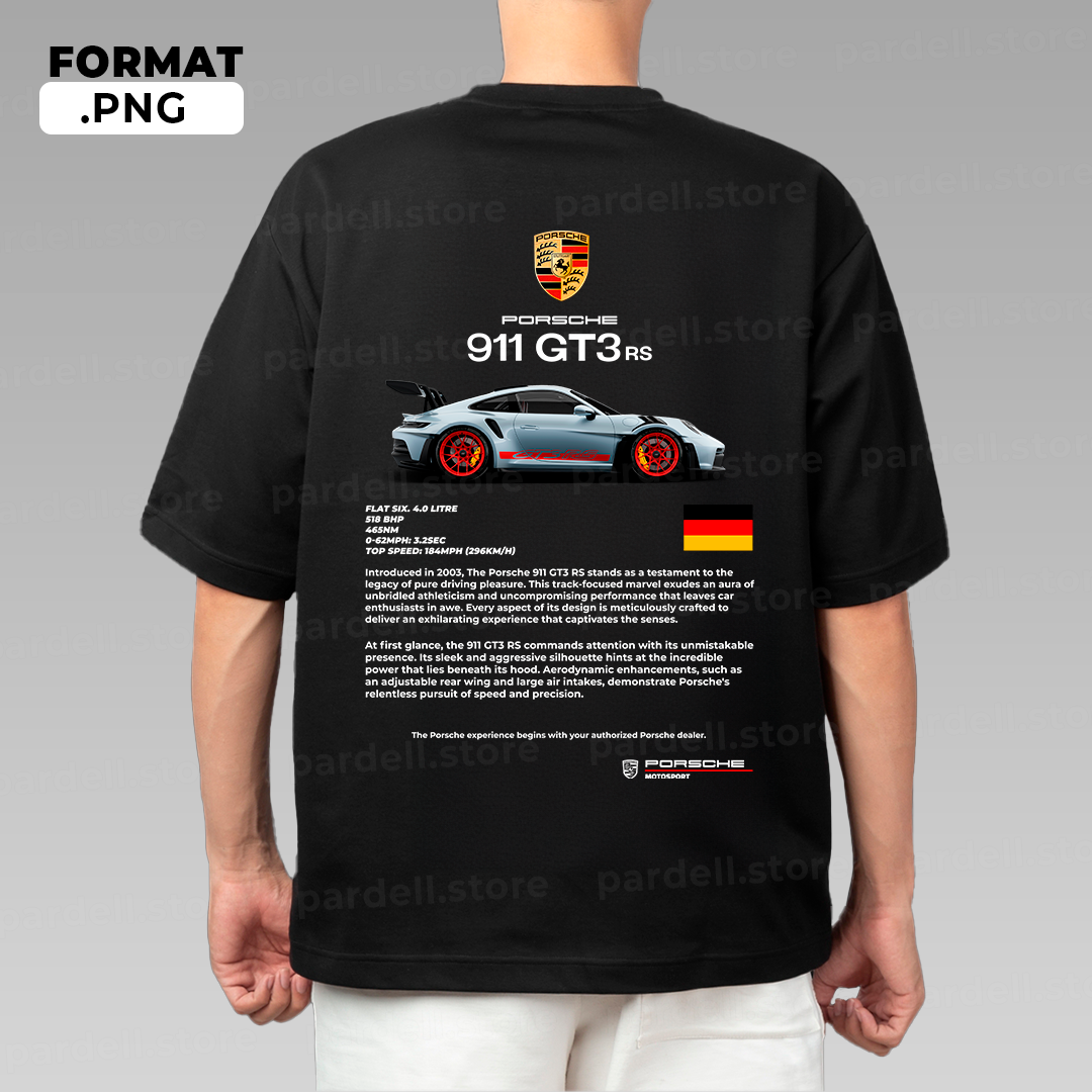 PORSCHE 911 GT3 RS TEMPLATE TO DOWNLOAD