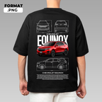 Car design for t-shirt, graphic, vector for print