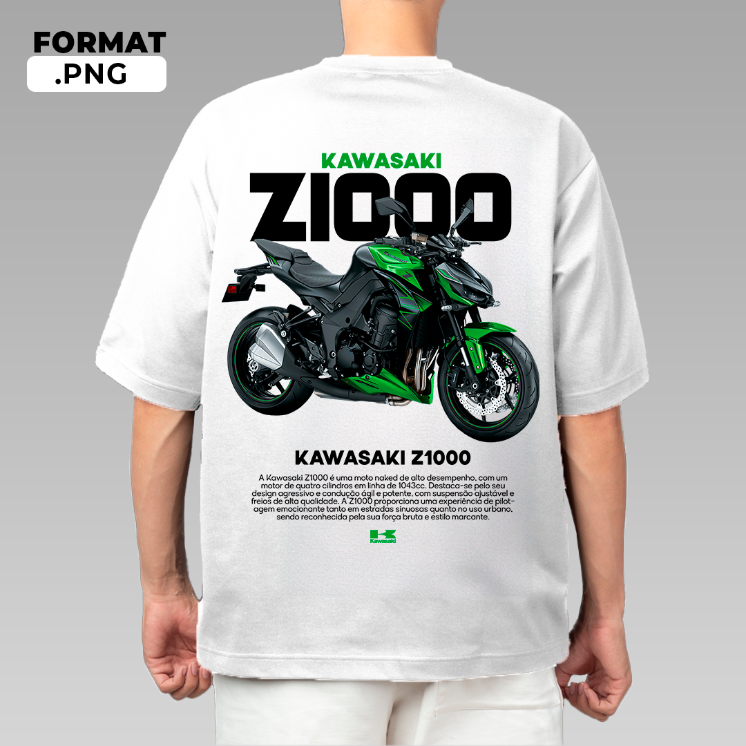 KAWASAKI Z1000 - T-shirt design