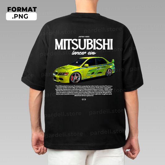 Mitsubishi Lancer Evo 3 • Fast and furious / T-shirt design