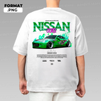 Car design for t-shirt, graphic, vector for print