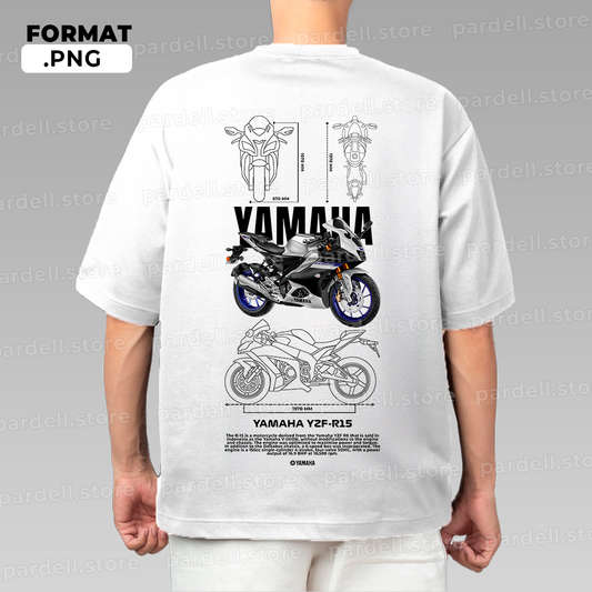 Yamaha YZF-R15 - T-shirt design