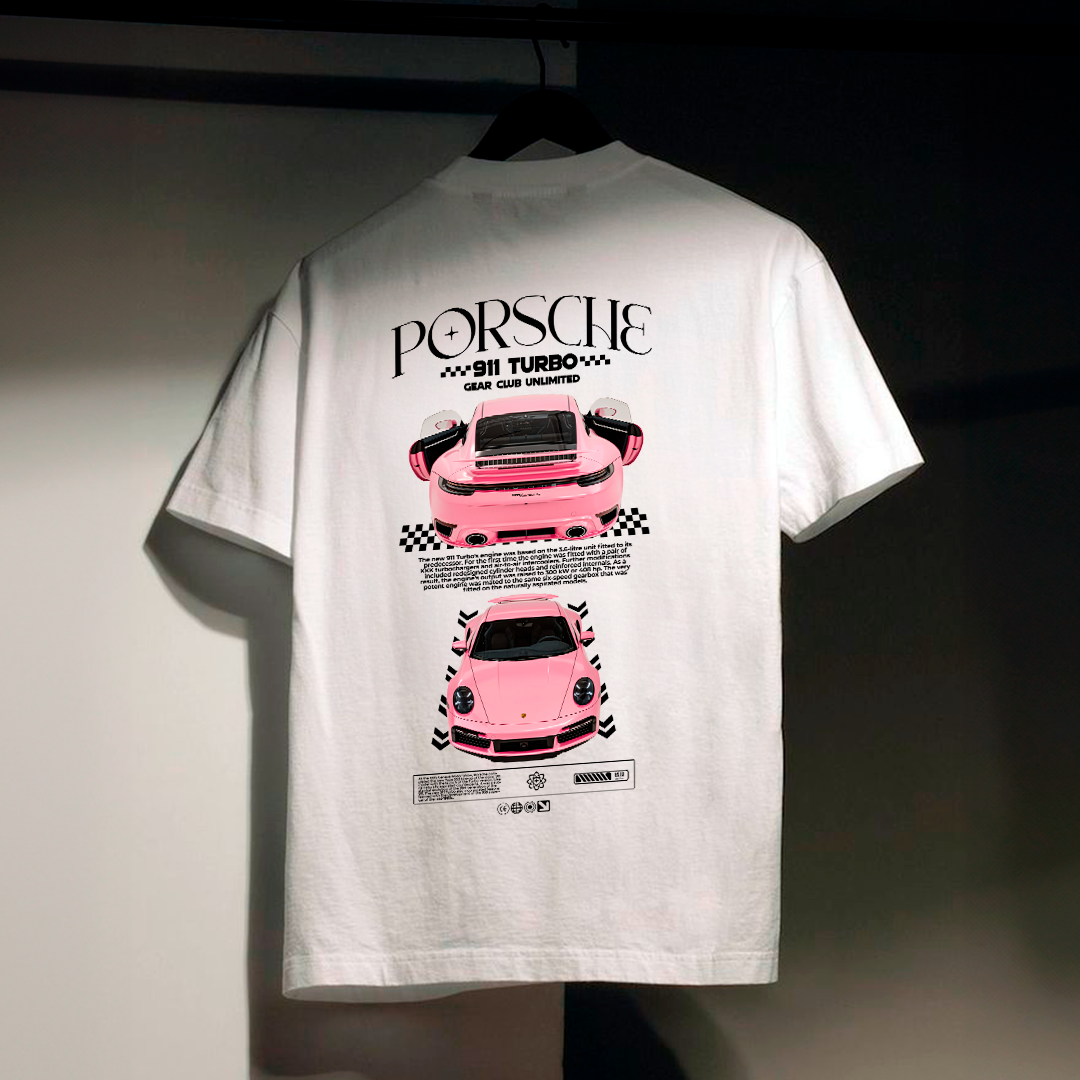 Porsche 911 Turbo S Pink / T-shirt design