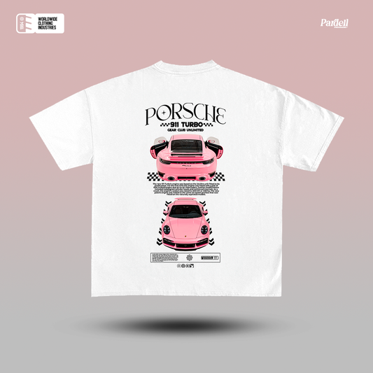 Porsche 911 Turbo S Pink / T-shirt design