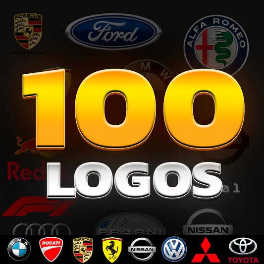 PACK - 100 CAR LOGOS