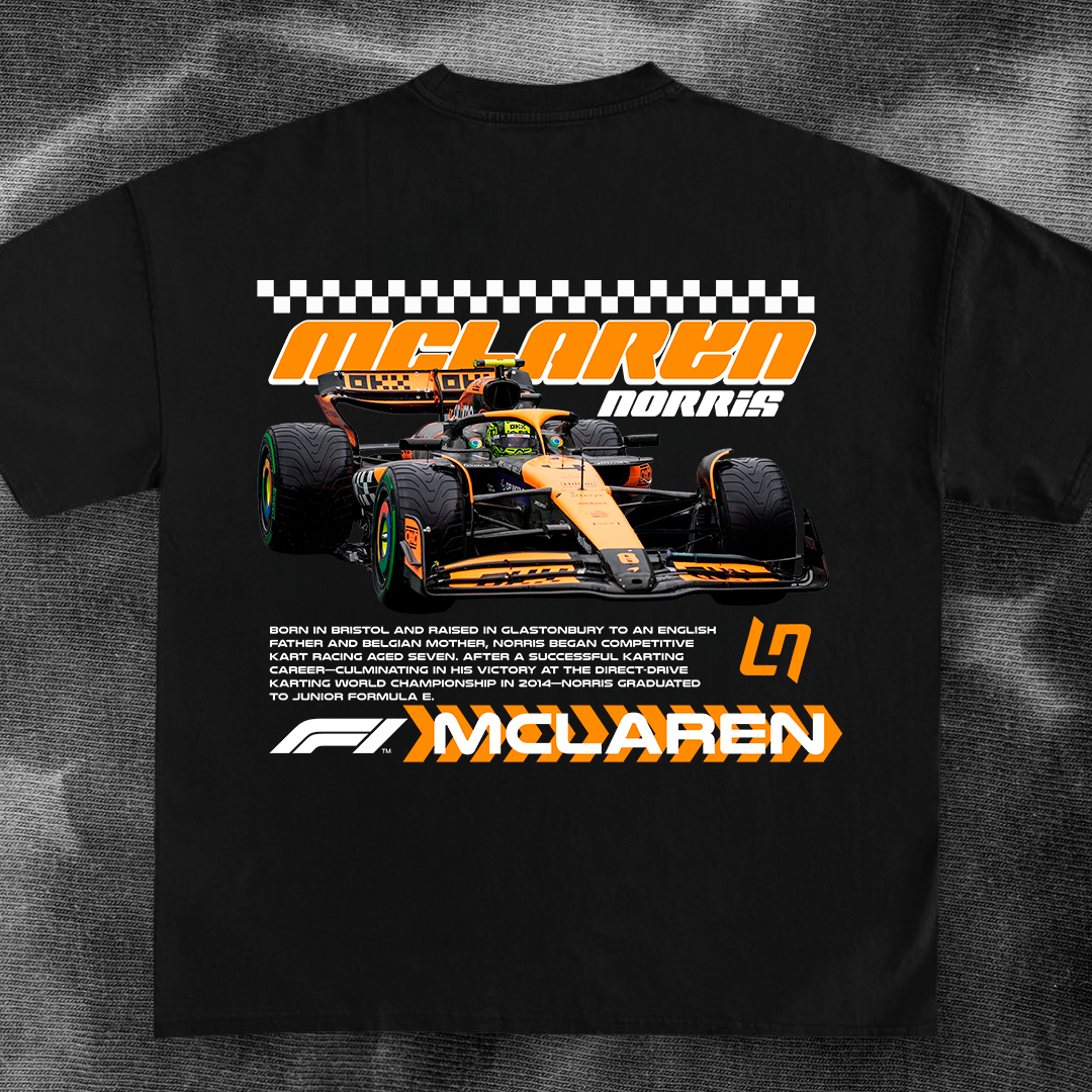 F1 car t-shirt design - NORRIS