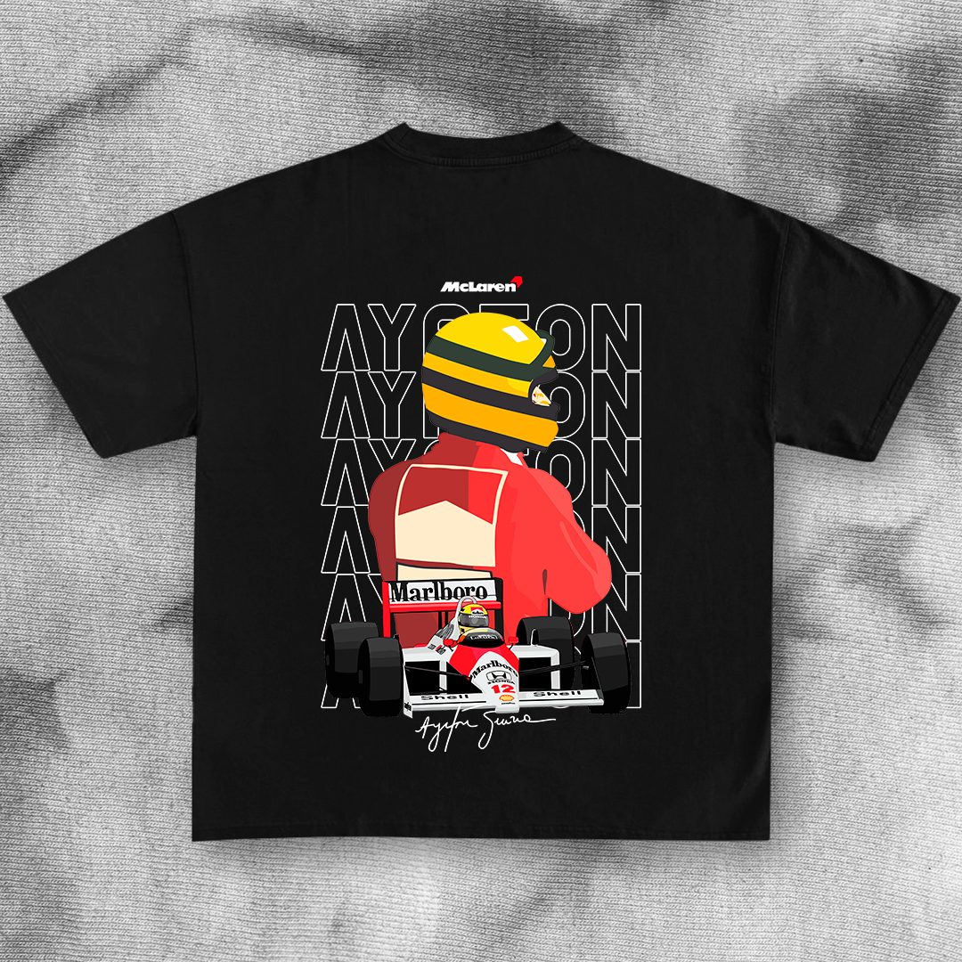 Ayrton Senna #2 - t-shirt design