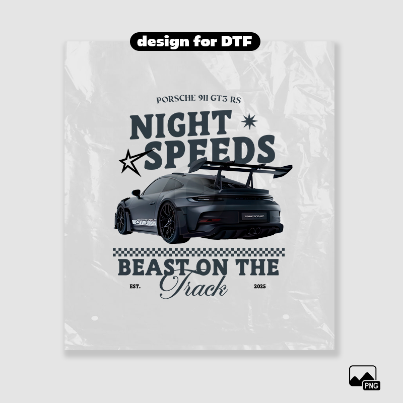 BEAST ON THE TRACK - T-SHIRT DESIGN